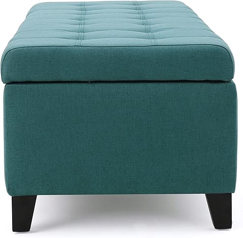 Miniatura 21 de Gabinete Otomano, para almacenamiento, tela color: Cielo/Azul/Gris/Marrón, Gris claro Gris claro, tela,Gris, tela,Verde azulado oscuro, tela