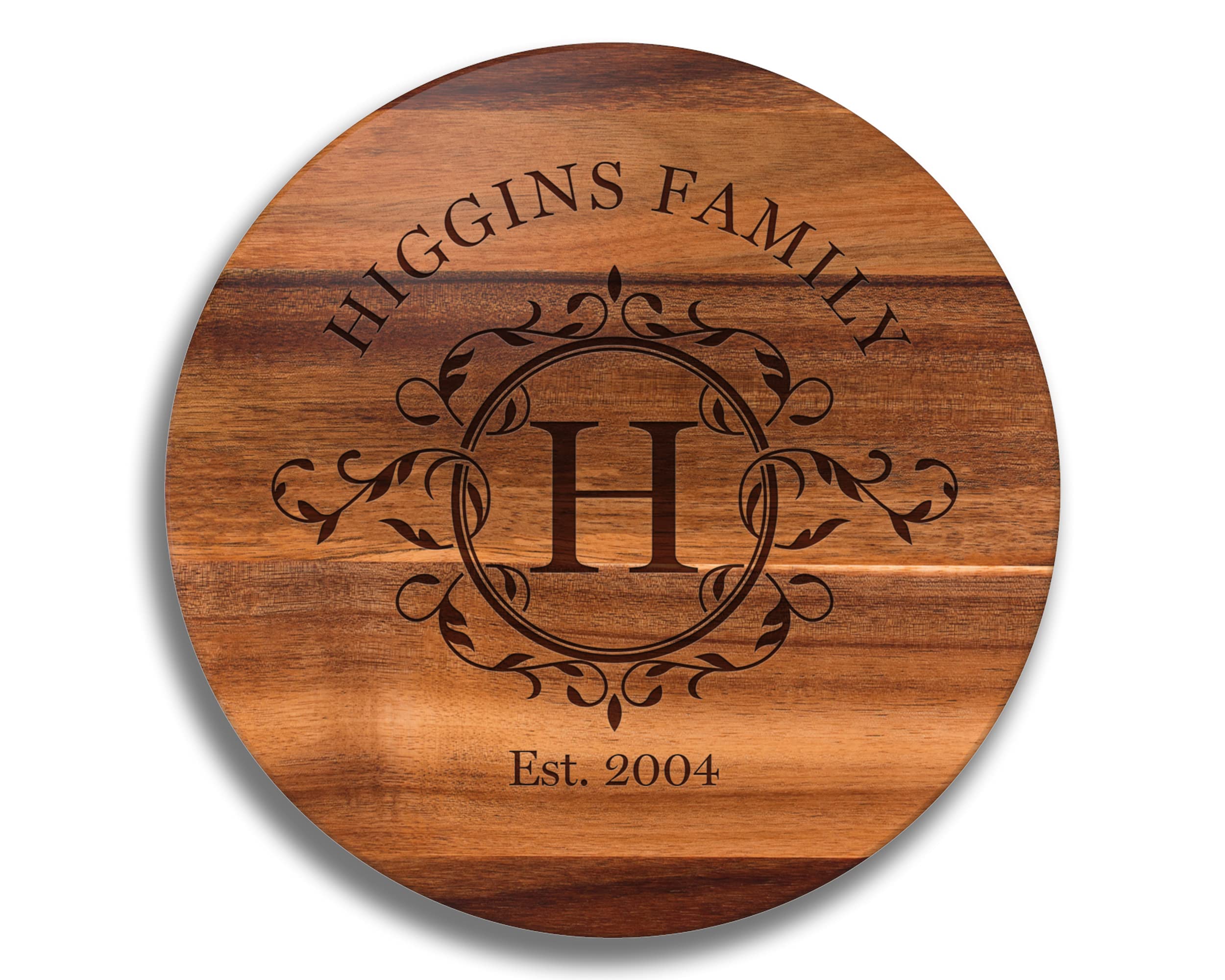 Lazy Susan, Acacia Wood Turntable - 16