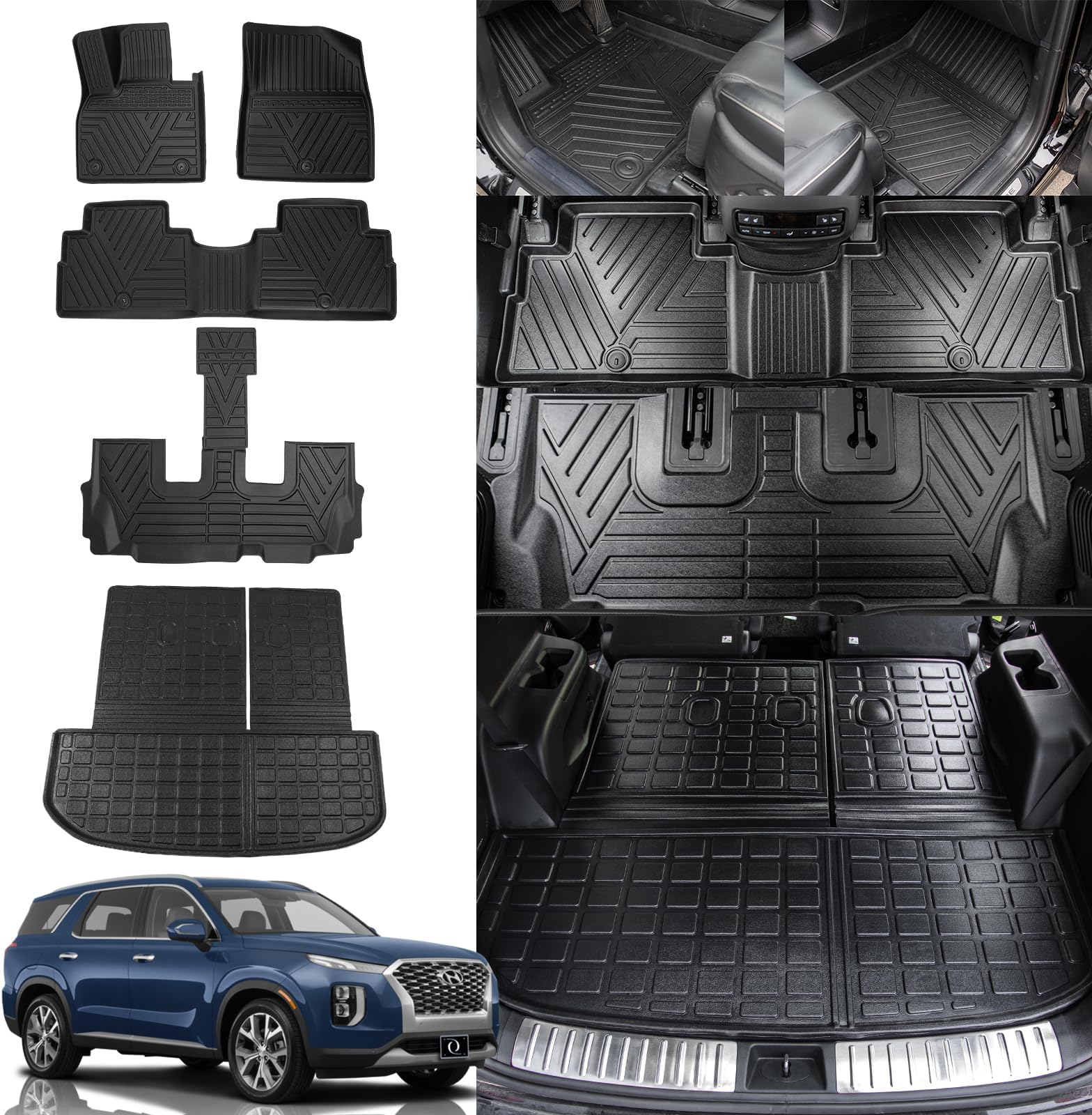 GINOWY®Floor Mats & Cargo Liner for Toyota Grand