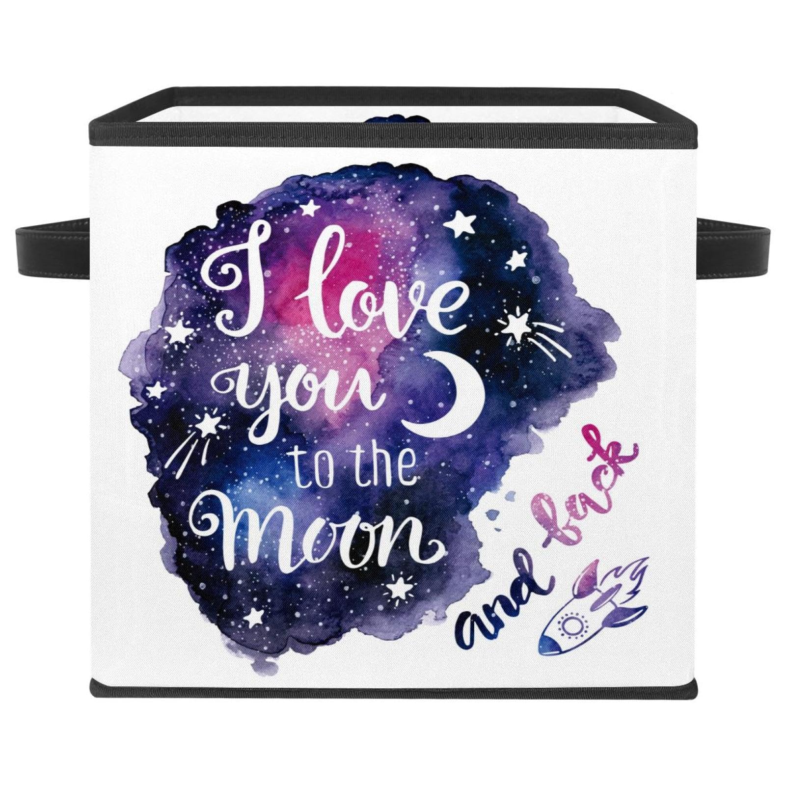 Organisateur en tissu Galaxy pour ranger avec amour les souvenirs et jouets d'enfant