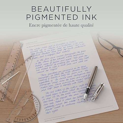 Miniatura 8 de PARKER QUINK - Recambio de tinta para bolígrafo rodante mediano negro