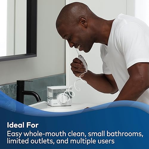 Miniatura 2 de Waterpik ION - Limpiador de dientes inalámbrico profesional de hilo dental recargable y portátil blanco 1 unidad