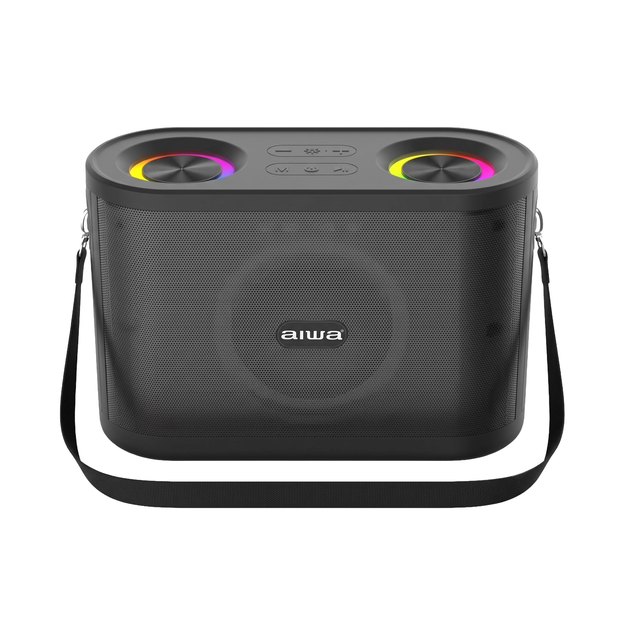 Aiwa Nano Blast AW-SSB140 Wireless Bluetooth Speaker | Portable Wireless with FM Radio, USB, TF Card & AUX Input | Auto Reconnect | DC 5V Rechargeable | Black-image-27