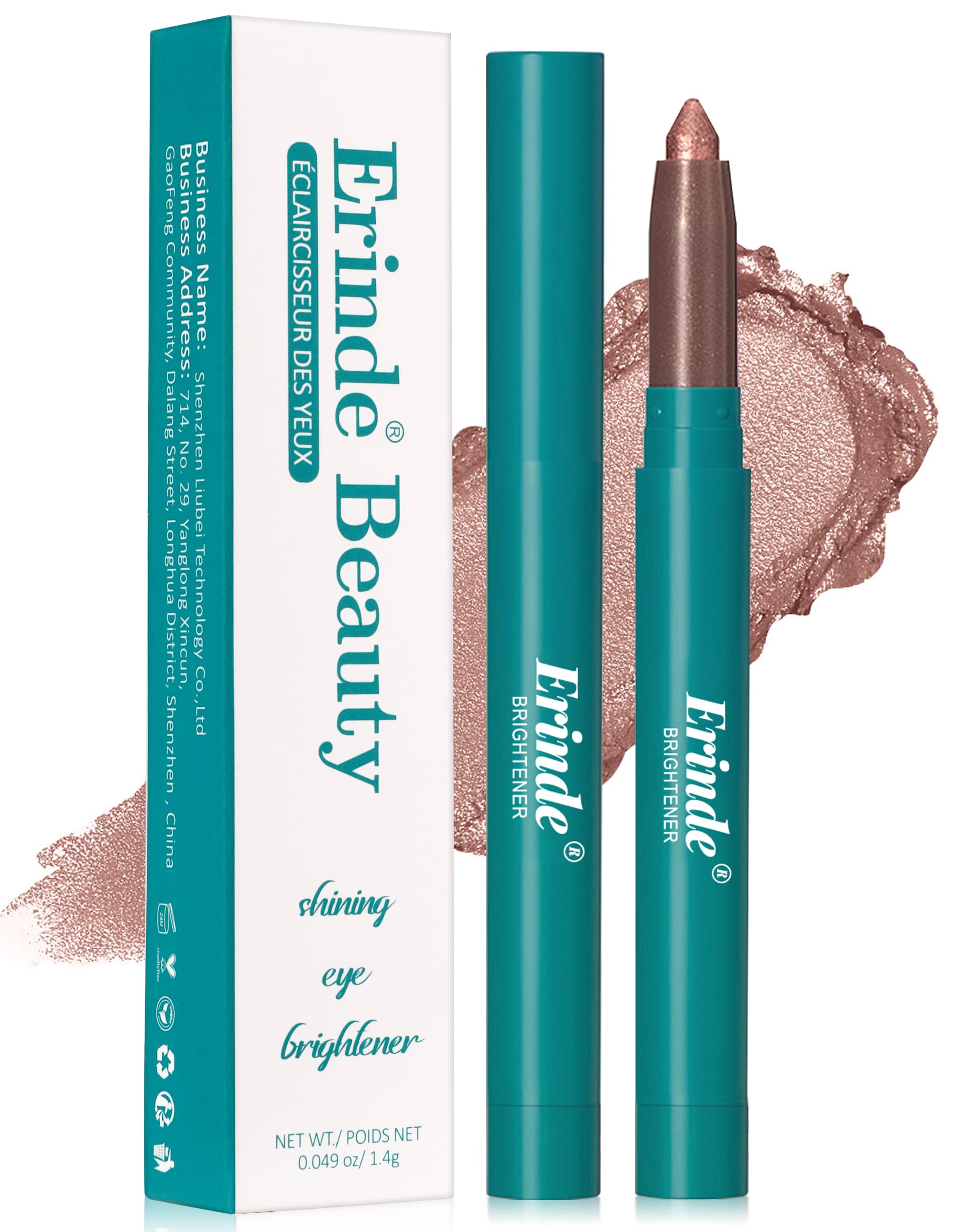 Eyeshadow Stick, Eye Brightener, Brilliant Highlighter Makeup, Waterproof Eye Shadow