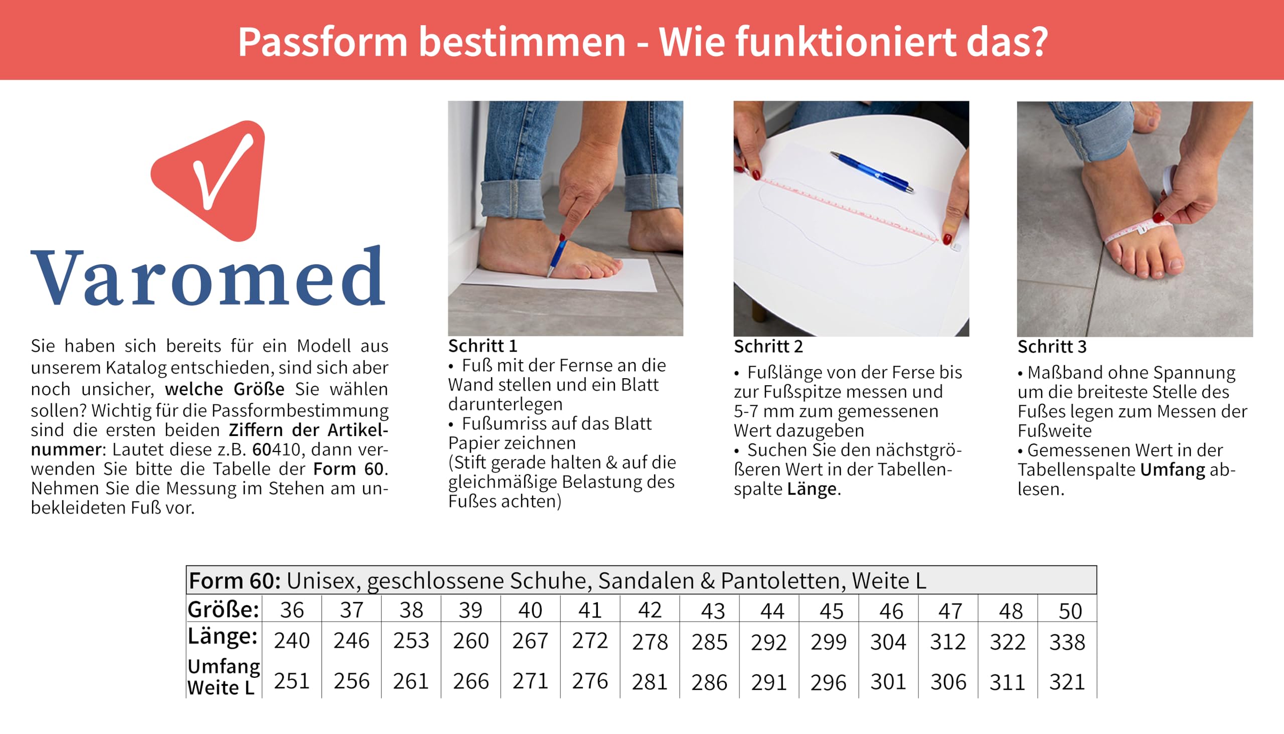 VAROMED London Gesundheitsschuhe Damen & Herren I Orthopädische Schuhe für geschwollene Füße I Inkontinenzbeständig I Wechselfußbett I Made in Germany