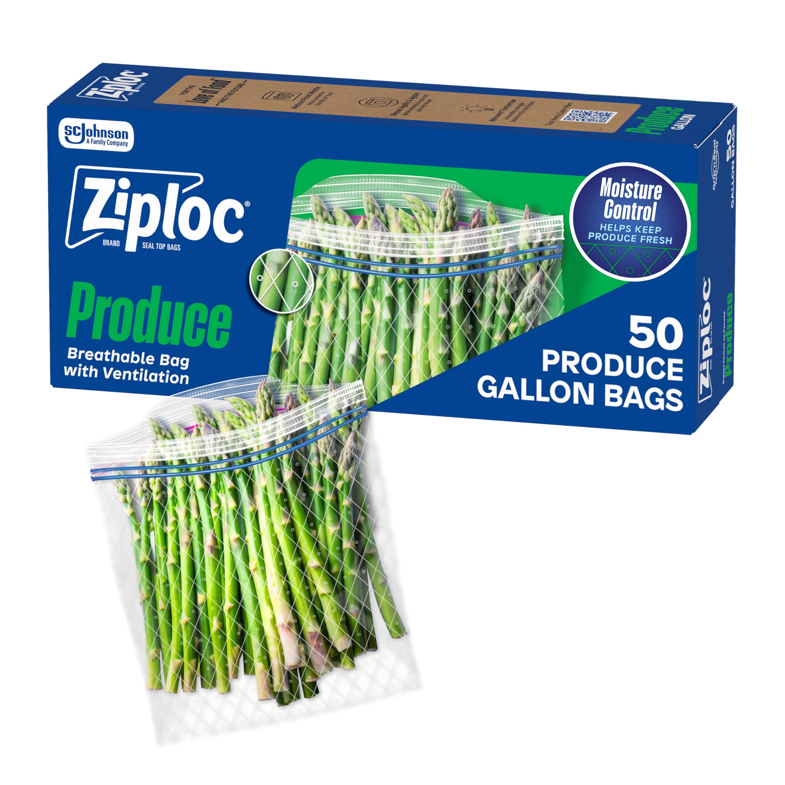 Sacs de conservation étanches Ziploc pour stopper le gaspillage des aliments