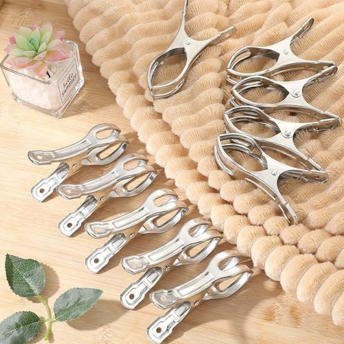 Miniatura 5 de 30 clips de metal jumbo de 4.5 pulgadas para cubierta de invierno para piscina o clips de piscina sobre el suelo