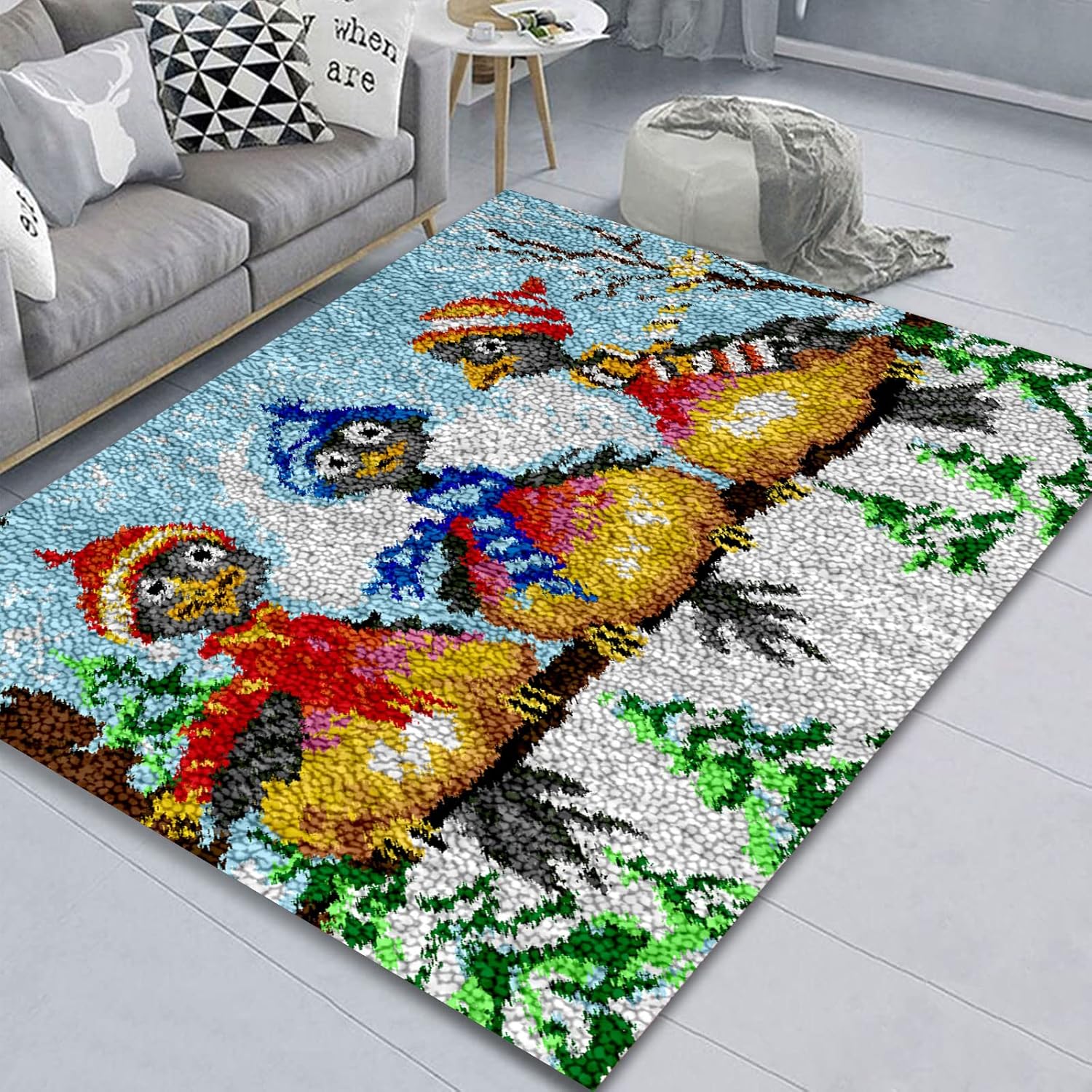 ZIVER Latch Hook Kits For Adults,Latch Hook Rug Kit For Beginner