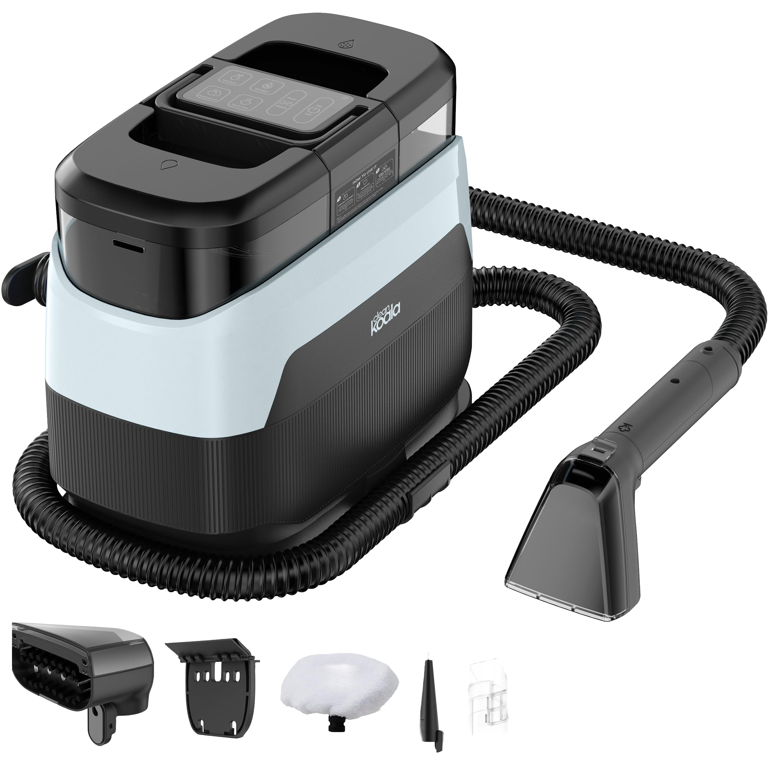 Nettoyeur de tapis et nettoyeur vapeur – Pour plus d'une centaine de tissus différents – Détachant – Comprend trois tablettes de nettoyage – Pour tapis, matelas, meubles et plus encore