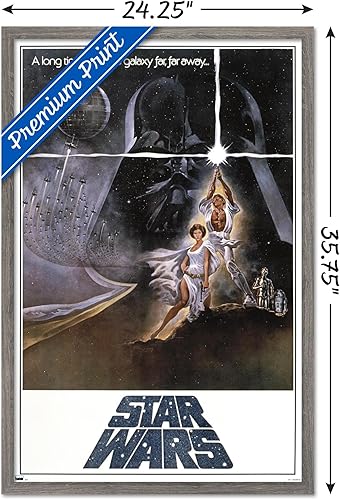 Miniatura 3 de Trends International Star Wars A New Hope - Póster de pared de una hoja B (sin bloque de facturación)