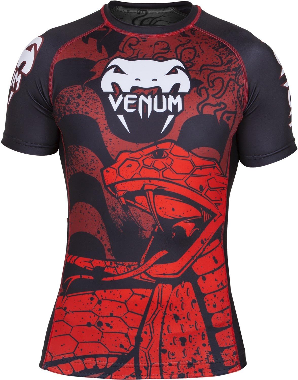 Venum Absolute Crimson Viper Short Sleeve Rash Guard