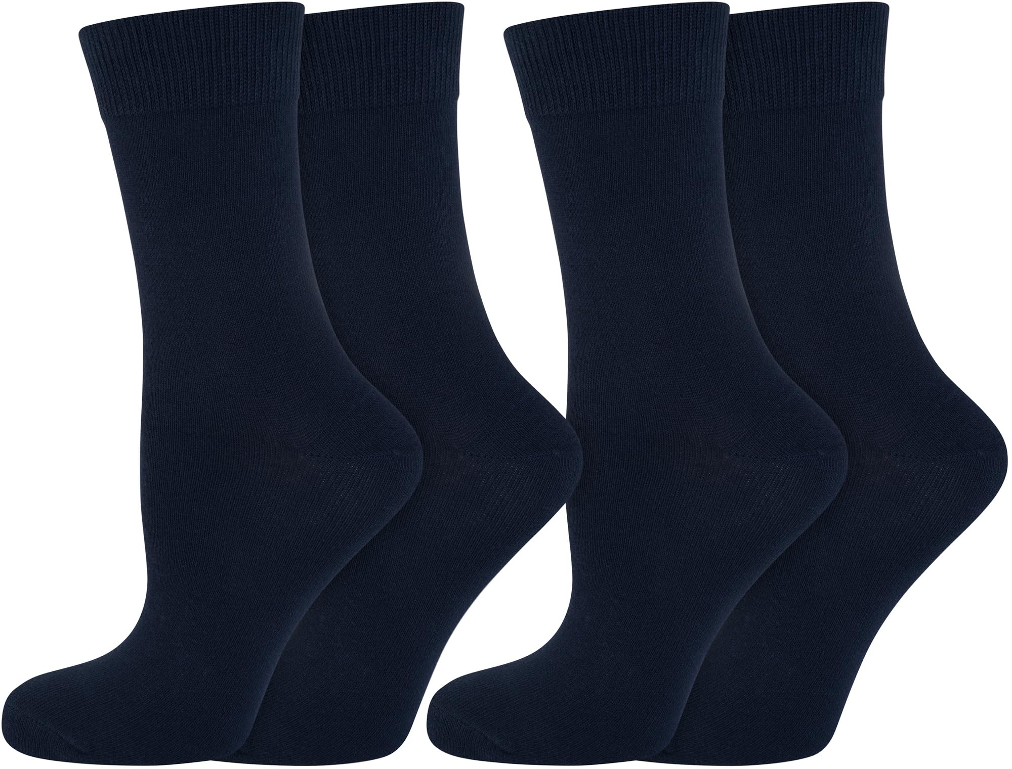 Nur Die Women's Damen Classic Baumwolle Doppelpack Women's socks, Maritime, 42 Regular