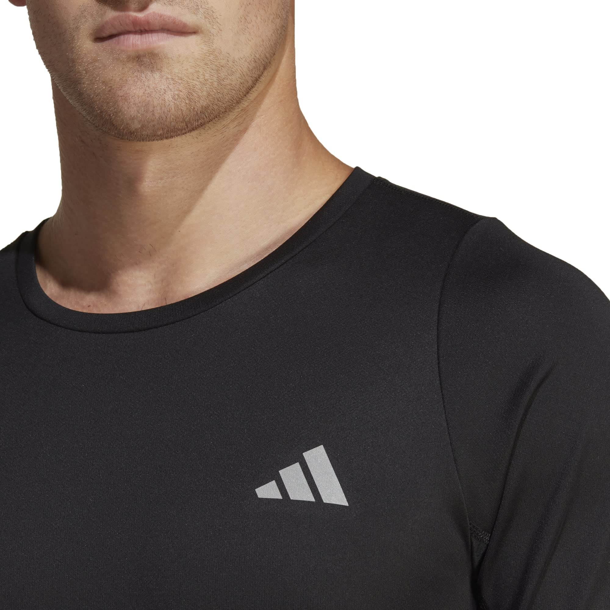 adidas Herren Run Icons 3s T T-Shirt (Short Sleeve)