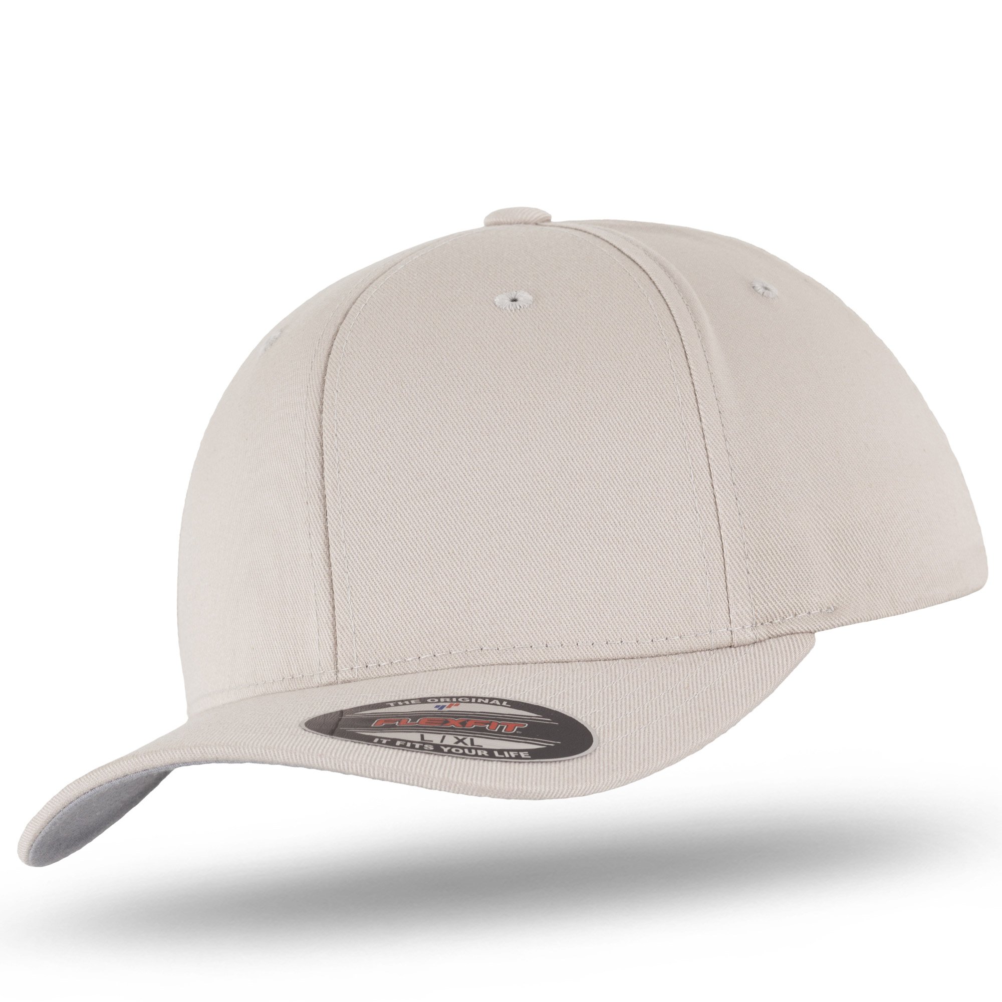 Flexfit Men's Athletic Baseball Fitted Cap, Stone, XX-Large