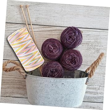 1roll Multi-use Crochet Yarn Soft Knitting Thread for Projects for Home Pillows and Sweaters Comfortable Skin-Friendly Crafting Material Rainbow Colors