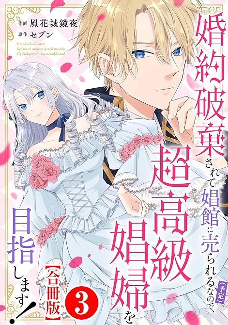 『婚約破棄されて娼館に売られる（予定）なので、超高級娼婦を目指します！【合冊版】3』の表紙イラスト 電子書籍 漫画