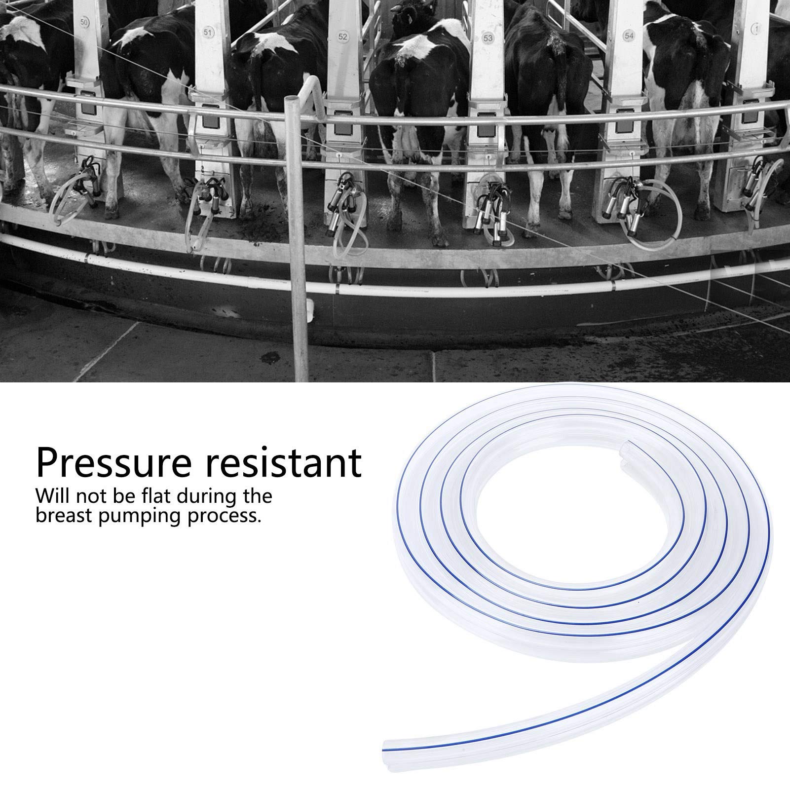 Milking Machine Pipe, Wear- Milking Machine Tube, Milker Tube, Pressure G1/8 For Cows Farm