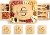 Juego de Tabla de Charcutería de Bambú Personalizada con Accesorios – Bandeja de Servir Grande Personalizada con Cuchillos para Bodas, Aniversarios, Baby Showers, Mujeres, Bienvenida, Compromisos, Parejas, Regalos del Día de las Madres 1