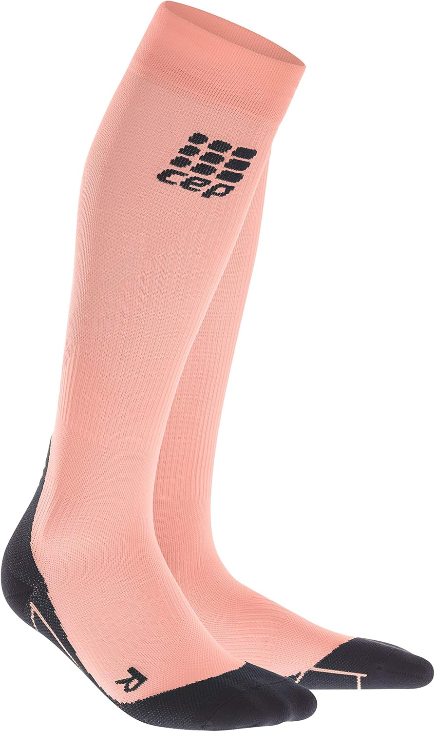 CEP Pastel Socks, Tall, Crunch Coral, Women, II