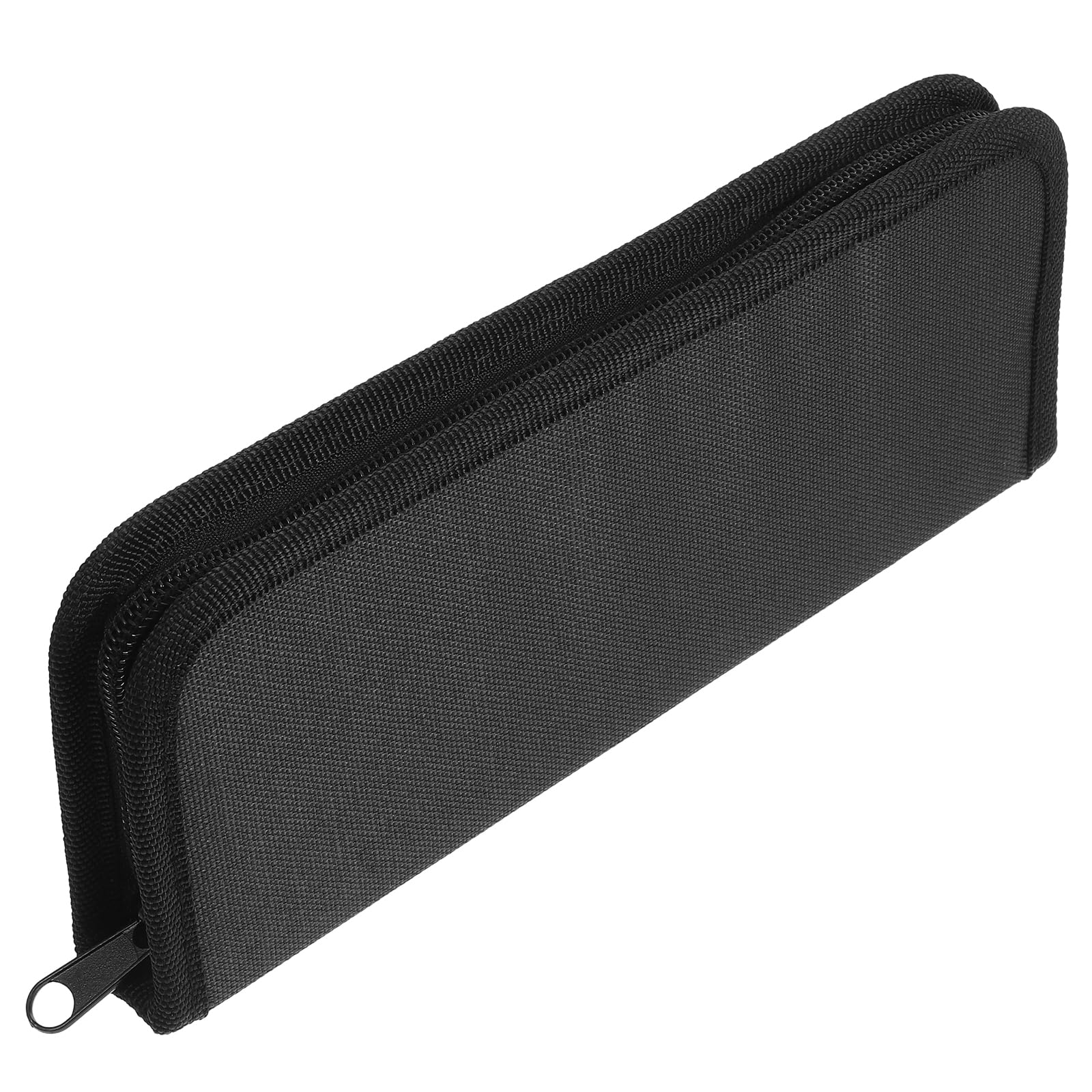 Operitacx Soporte para pinceles de pintura, 10 ranuras, estuche para pinceles de pintura, organizador de brochas de pintura, pintura de tinta gouache, color negro