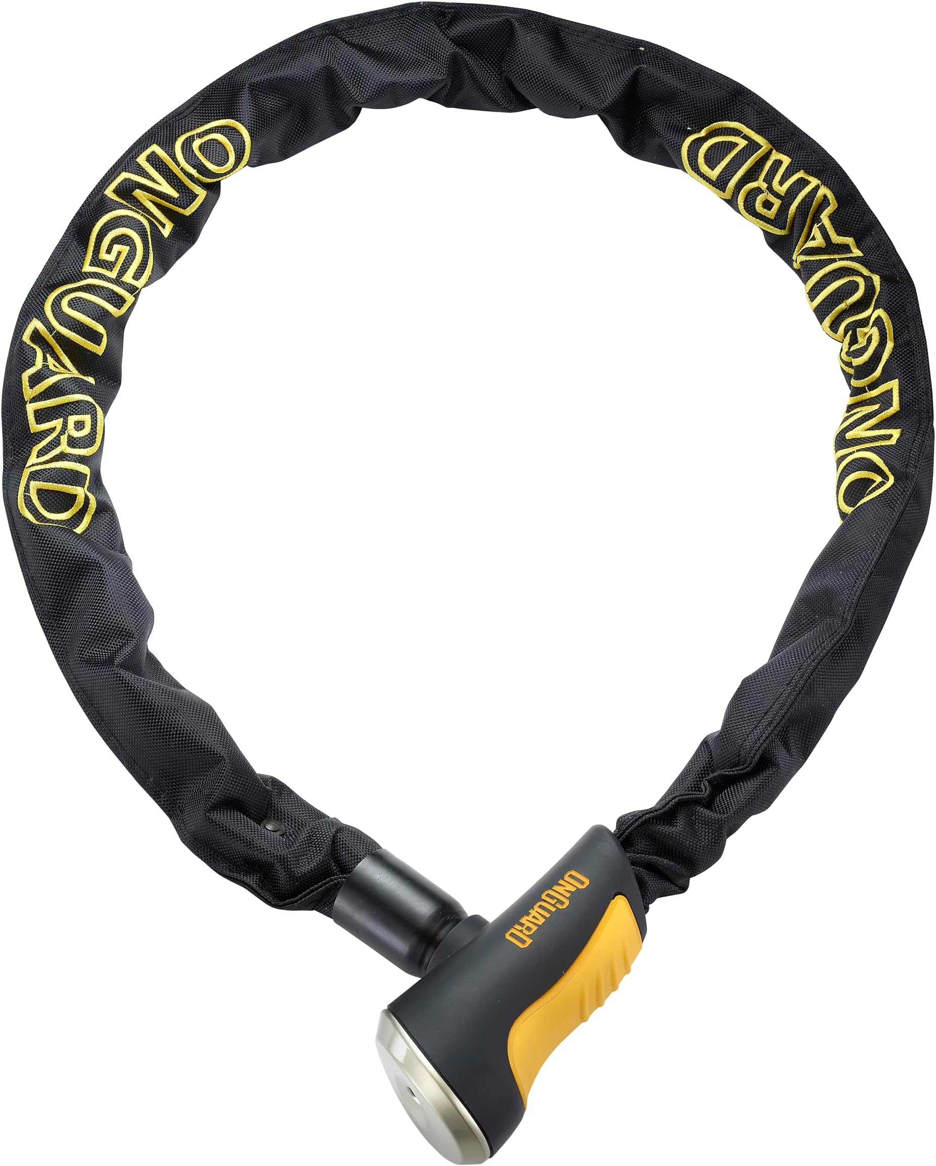Mastiff 3.5 ft Chain Lock with Integrated Key Lock – 10 mm Hardened Steel Hex Links (110 cm / 3.57 ft) – X2P Double Bolt Lock Head, Z-Cylinder Core, 5 Keys