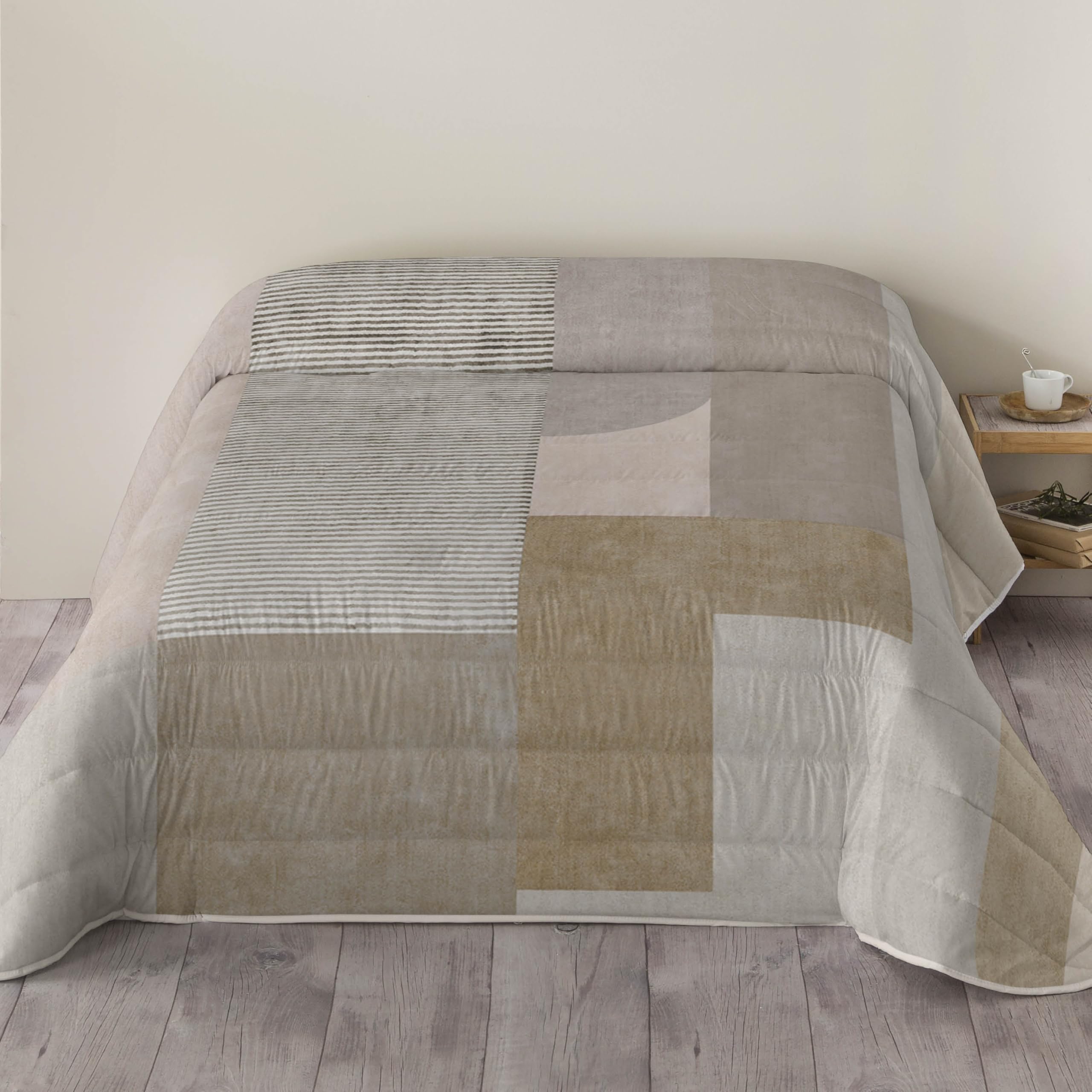 NATURALS Edredón Nórdico Estampado 300 Gramos - Cama 135-100% Microfibra, Tacto Suave, Gran Comodidad, Certificado OEKOTEX Standard 100 - Colección 2024/2025 (Agnes, 235x260 cm)