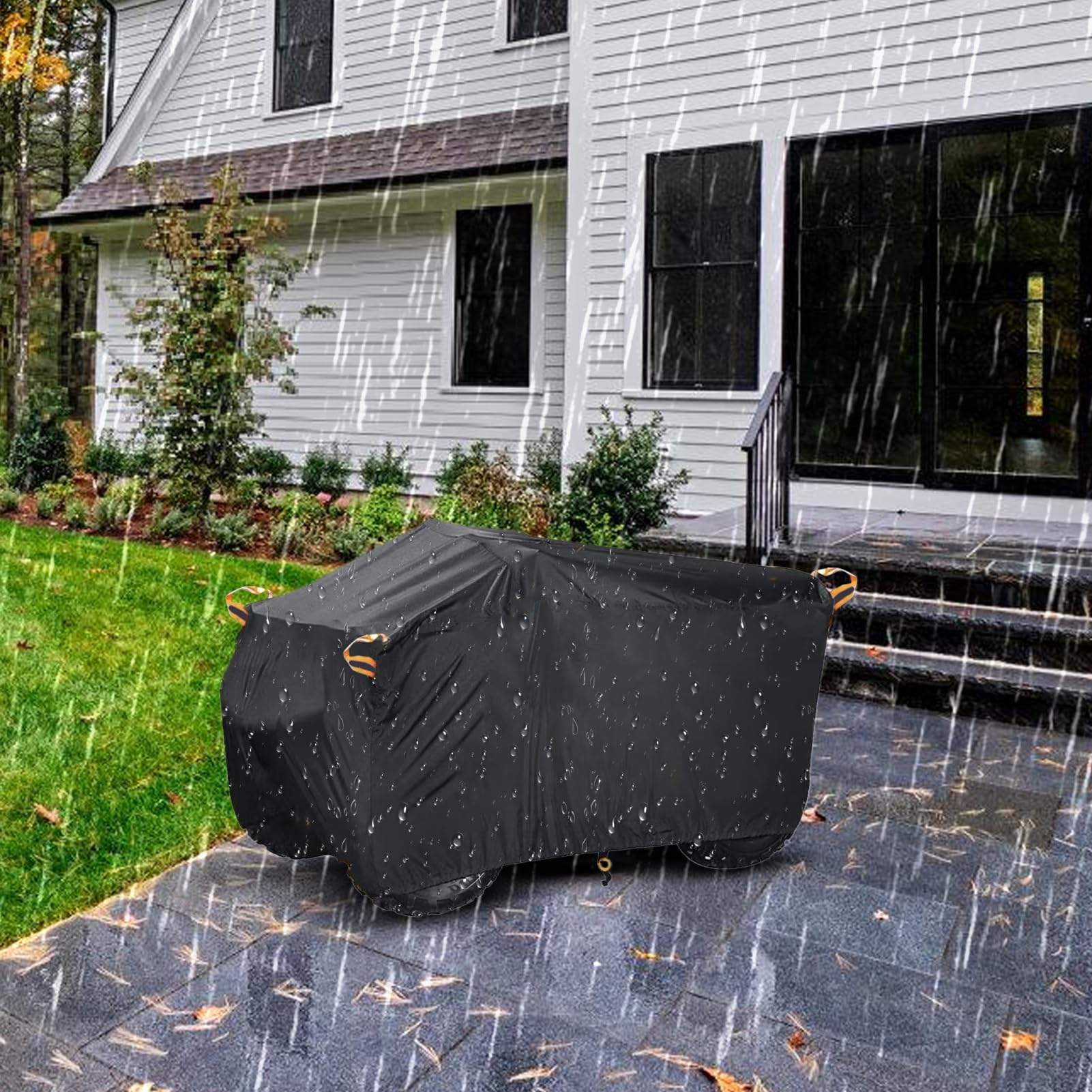 Copriquad - Telo Resistente Strappo - Copertura ATV Impermeabile | Per Parcheggio Piovoso Inverno Viaggi Stradali Spostamenti Quotidiani Deposito Garage