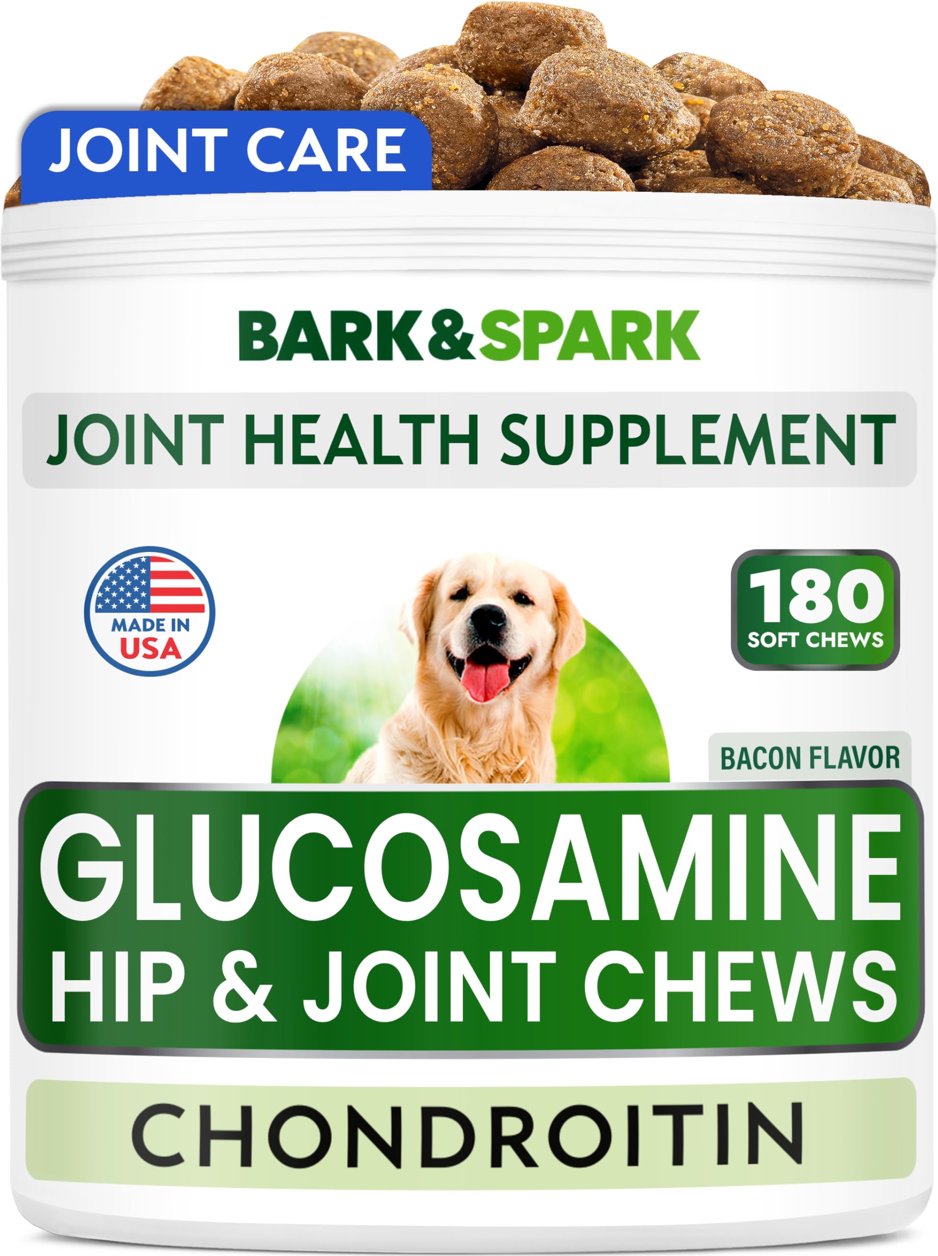 Bark And Spark Glucosamine Chondroitin Dog Hip And Joint