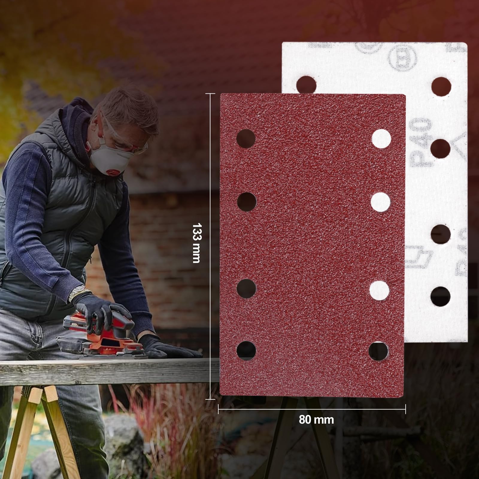 Sruhrak 80x133mm Sandpaper Set - Image 2