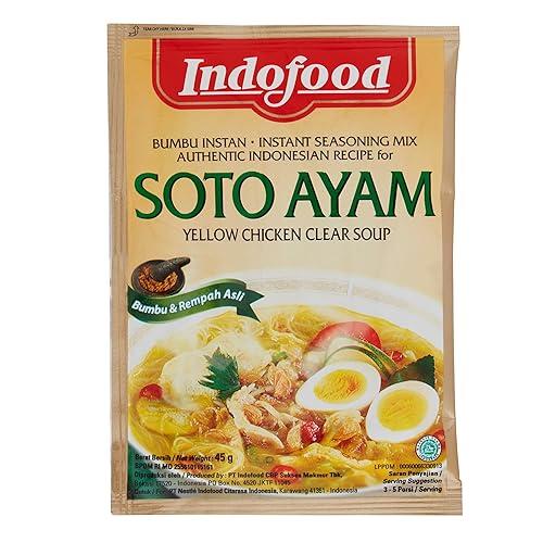 Indofood Soto Ayam Salsa de curry, 1.7 onzas (paquete de 24)