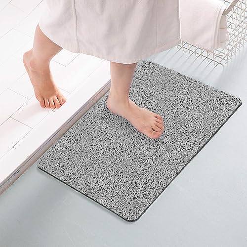 Miniatura 4 de Joyhalo Tapetes de ducha antideslizantes para personas mayores, 32 x 24 pulgadas, tapete de baño antideslizante para ducha interior, tapetes de baño
