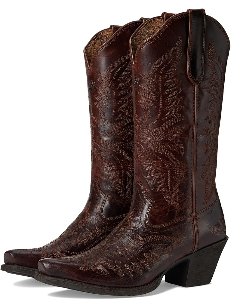Mahogany Ariat Round Up Collins Western Boots