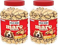 Vista 14 de Milk-Bone MaroSnacks - Golosinas para perros, paquetes de recambio de 38 onzas (paquete de 2) con médula ósea real y calcio