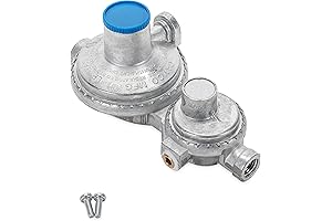 Camco Double Stage Propane Regulator for High-Pressure LP Installations