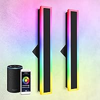 Vista 23 de ASD Lámpara LED de montaje en pared de 18 pulgadas de largo, aplique lineal para exteriores e interiores 3CCT, regulable, impermeable