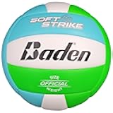 Soft Strike | Cushioned Synthetic Leather Recreational Volleyball | Indoor/Outdoor for Beginners & Youth | Official Size