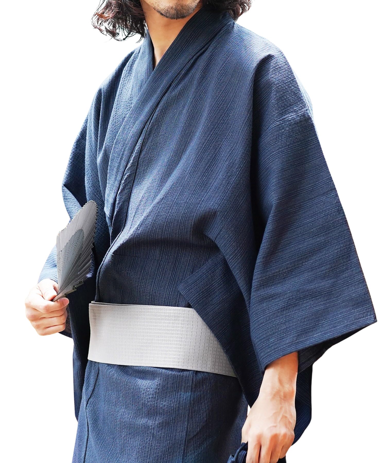 ロシェル 藍霧雨 浴衣セット