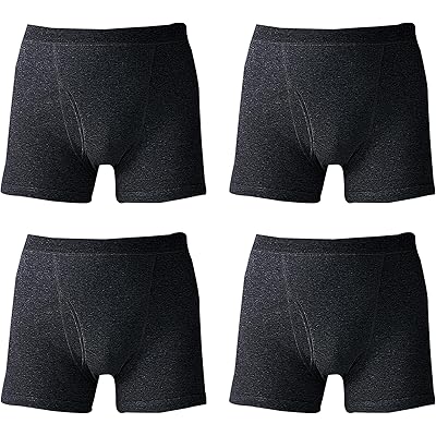 [グンゼ] ボクサーパンツ やわらか肌着 綿100% 抗菌防臭加工 前あき SV61902/G Lサイズ