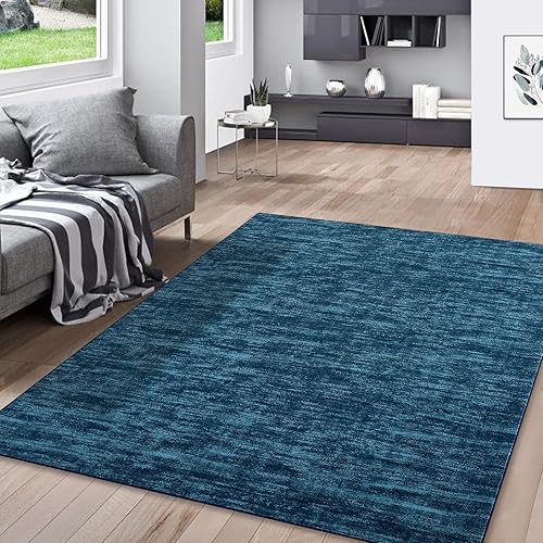 Miniatura 36 de Alfombra lavable contemporánea de 5 x 7 pies, alfombra de área grande para dormitorio, alfombra moderna, antideslizante, resistente a las manchas