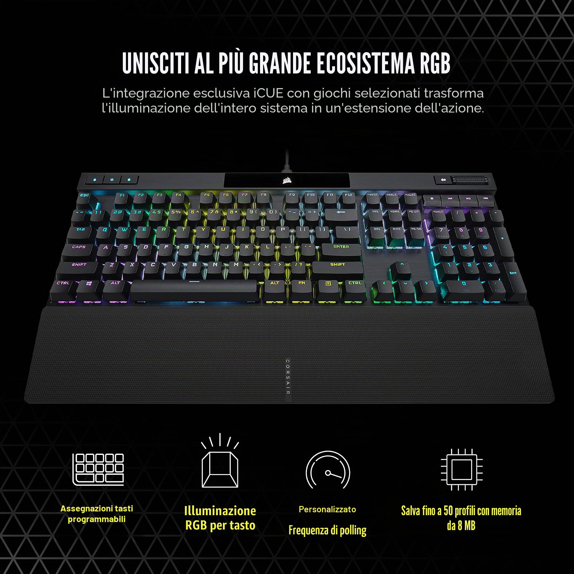 Corsair K70 RGB PRO Cherry MX Speed Gaming Keyboard