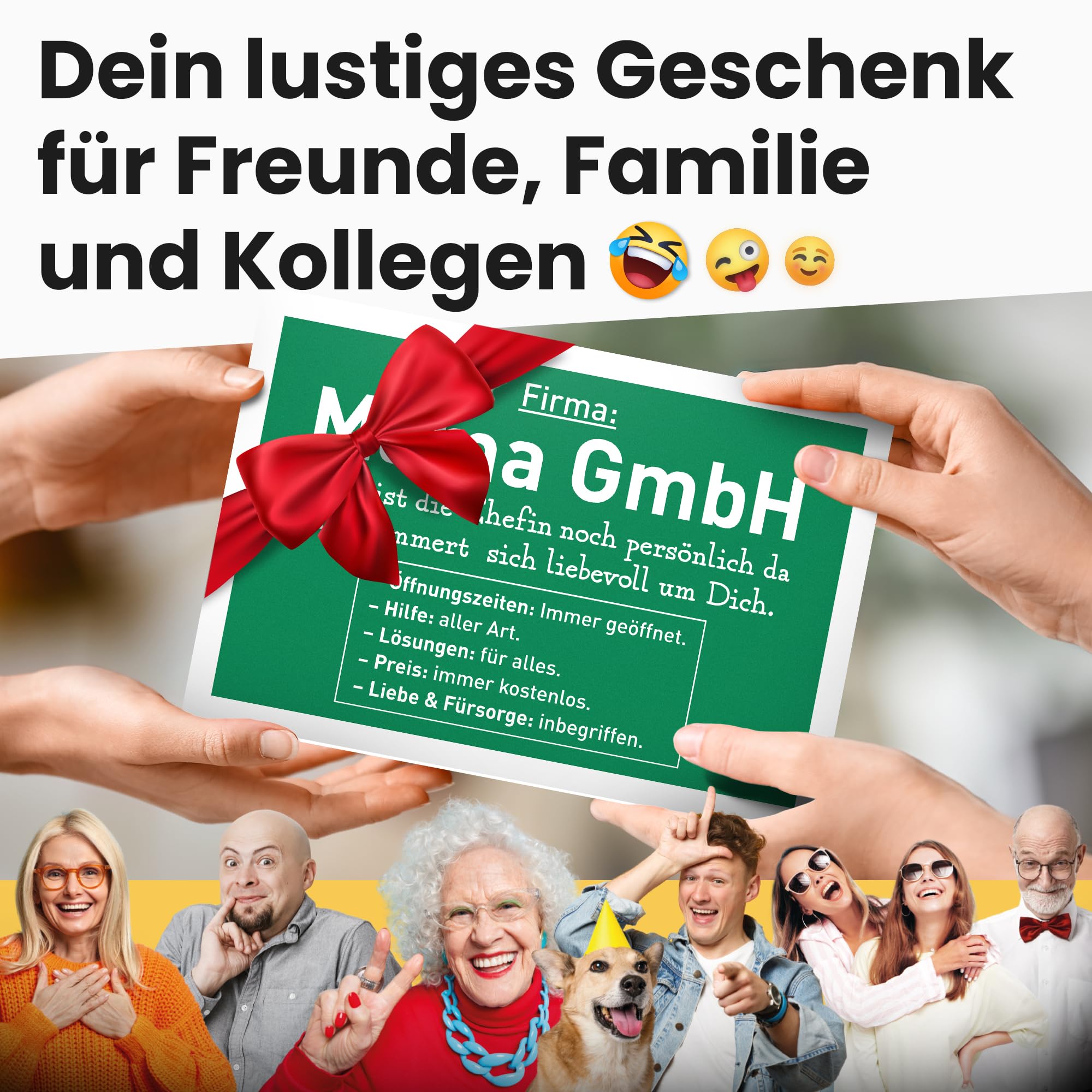 Cartello Decorativo Firma Oma GmbH – 30x20 Cm In Plastica – Regalo Per Nonna, Compleanno, Natale