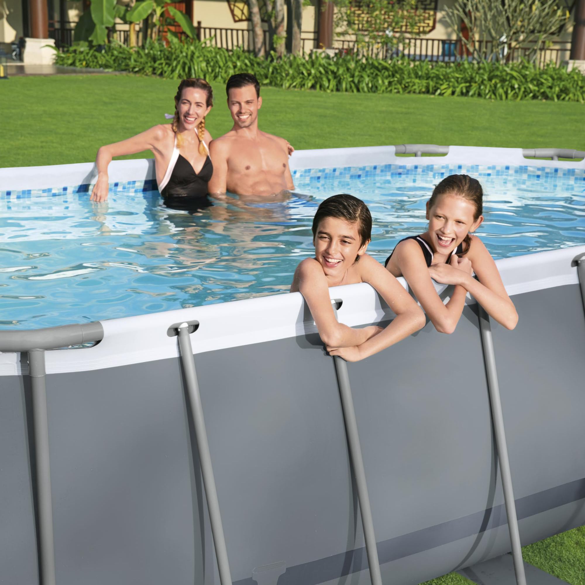 Bestway Oval Pool Set 10 ft x 6 ft 7 Zoll x 33 Zoll