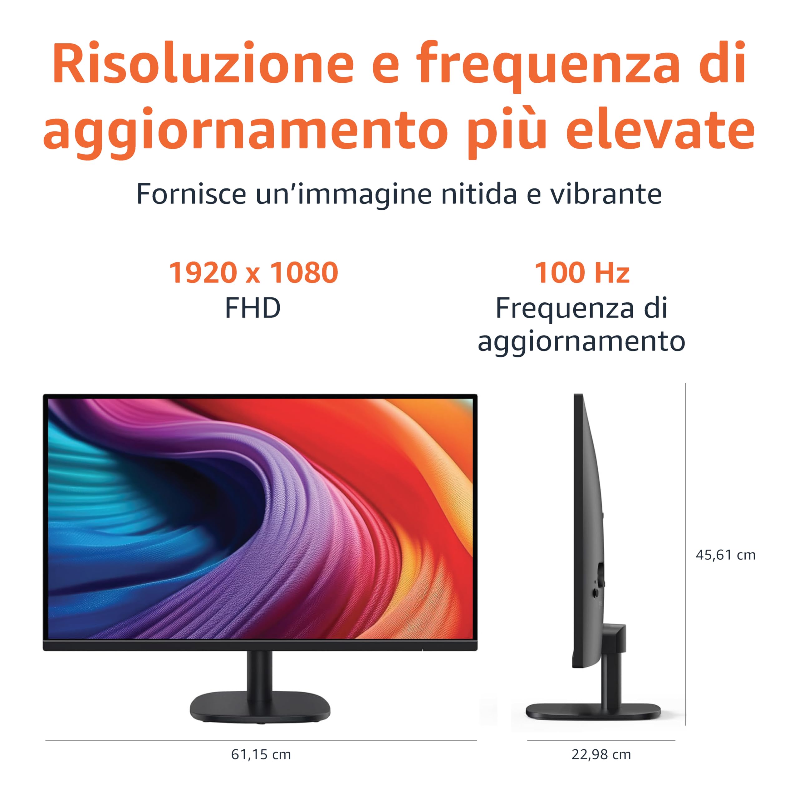 Amazon Basics 27インチ モニター Amazon.co.jp: Amazon Basics 27 Inch Monitor, FHD 1080P, Max