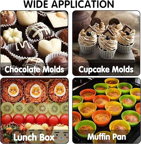 Miniatura 7 de WSmelon Divisores de silicona para niños 24 divisores Bento Box con 10 púas de alimentos para animales rellenos de caja Bento de silicona tazas de