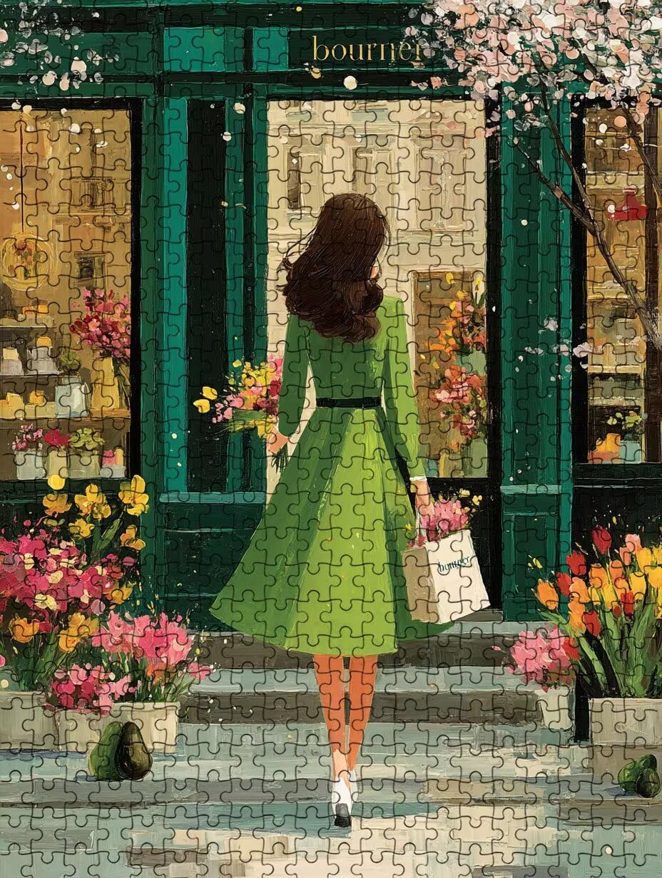 Puzzle de 2000 para Adultos, Chica Florista, Clásicos YHPGL7-374