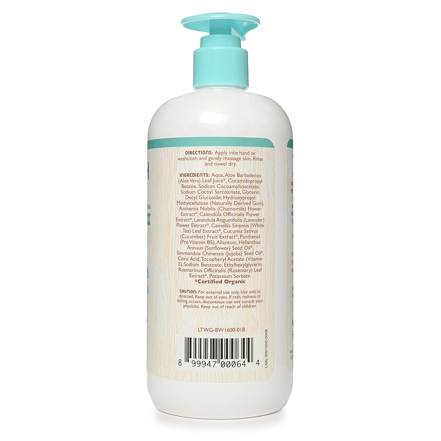 Little Twig Baby Wash, Natural Plant Derived Formula, Fragrance Free, 17 fl oz.