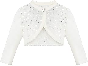 baby girl cream bolero cardigan