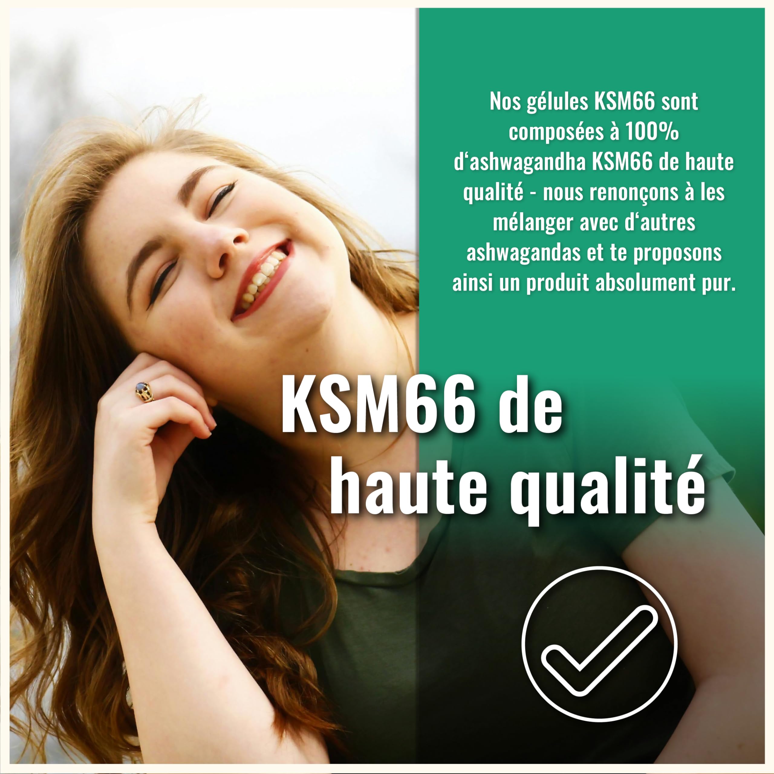 Ashwagandha KSM-66 Gélules – Ultra hautement dosé 6 000 mg par gélule – Extrait pur sans additifs – 100 gélules d’Ashwagandha – KSM66 Withanolides