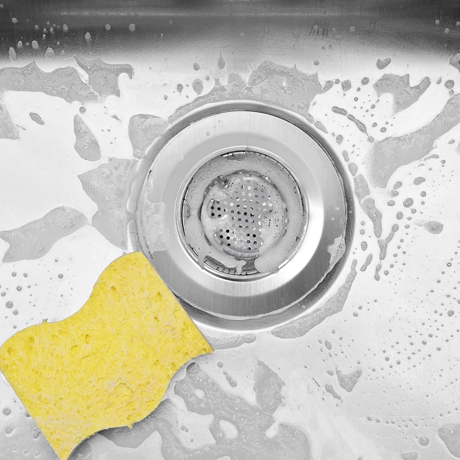 BOUCHON DE VIDANGE D'évier De Cuisine En Acier Inoxydable Diamètre 84