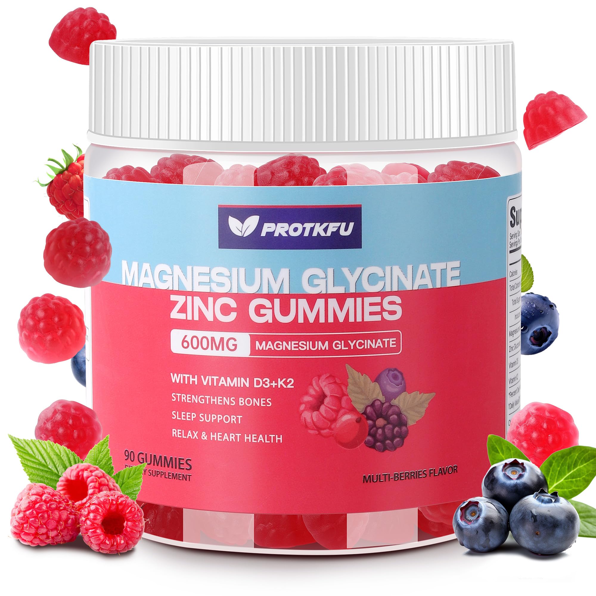 HGDD 90 CT Magnesium Glycinate Gummies